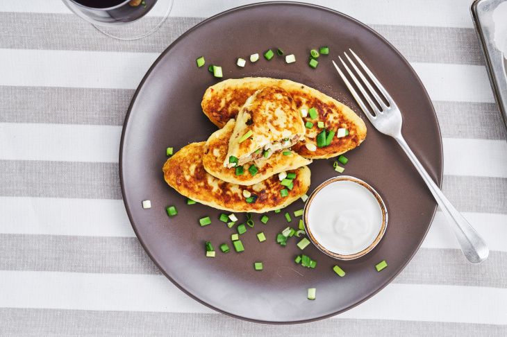 Картофельные зразы с мясным фаршем 2 персоны